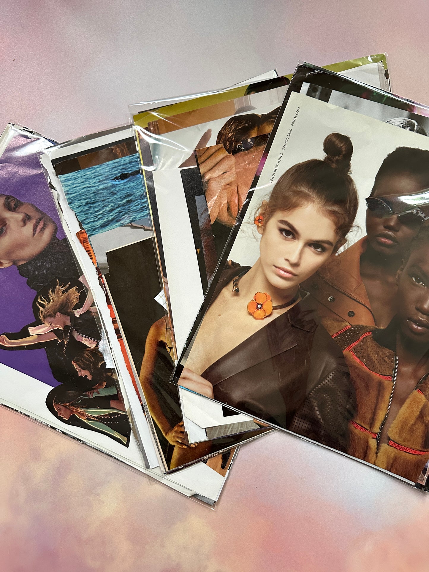 Fashion Woman Collage Kit