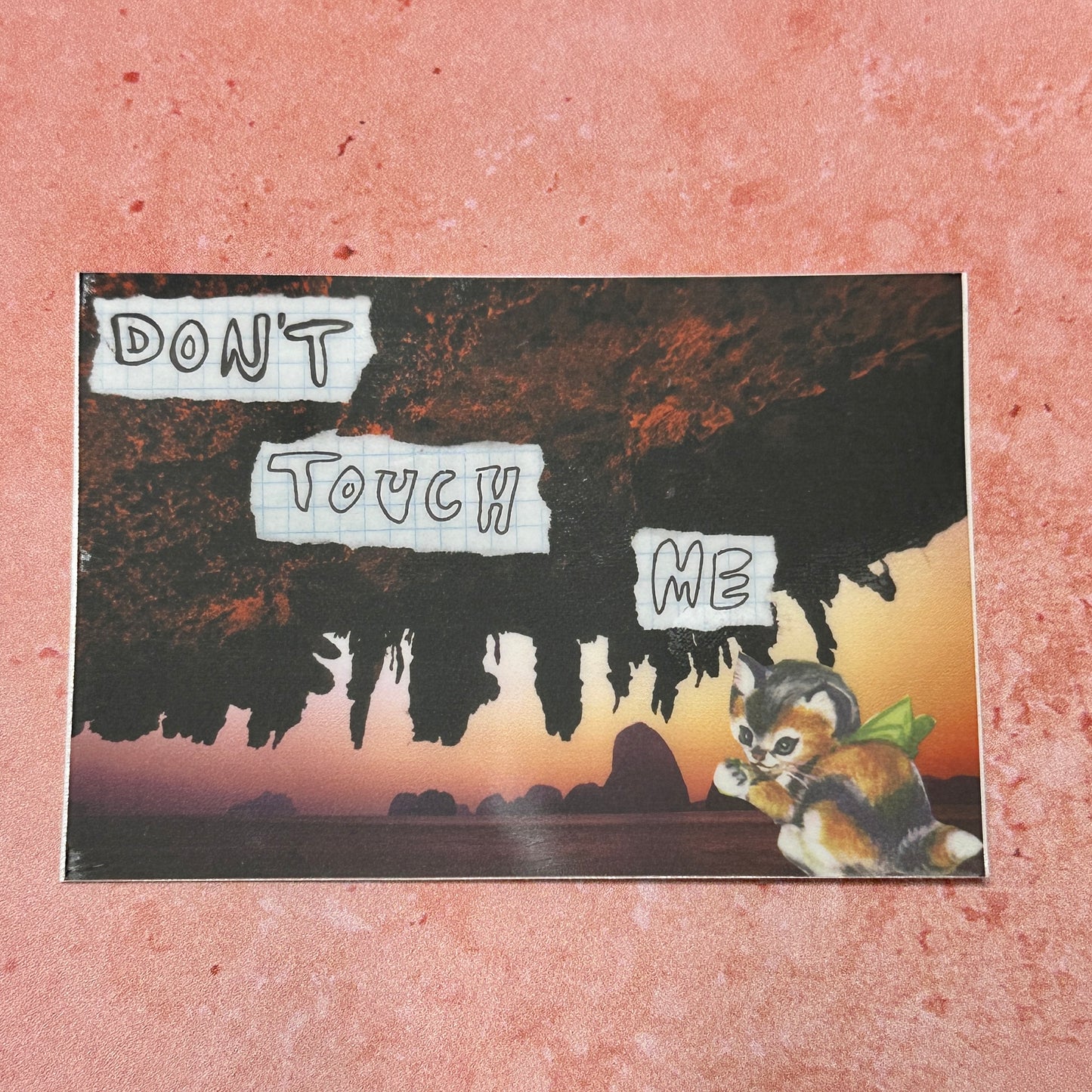 Sassy Cat Sticker: Don't Touch Me