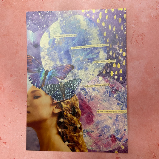 Mini Collage Art Print - Elemental Nothing