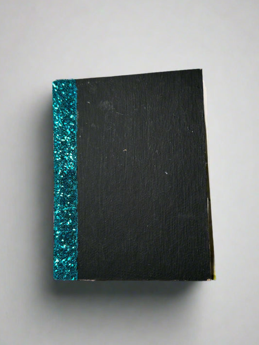 Glitter Spine Journal Blue