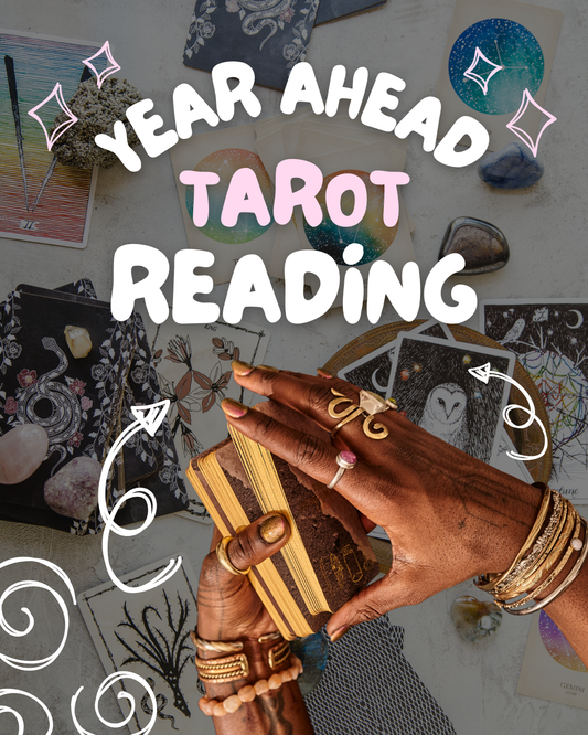Hand Written Year Ahead Tarot Reading