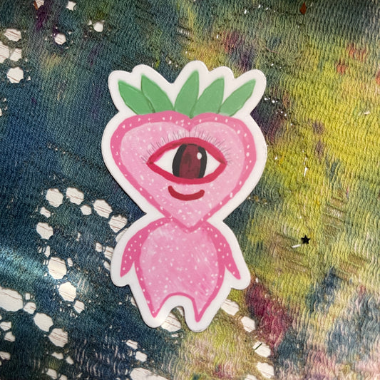 Mr Booberry Vinyl Monster Sticker