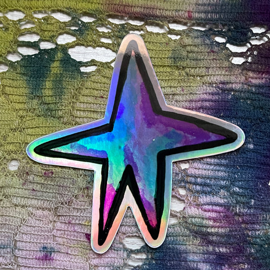 Star Holo Sticker